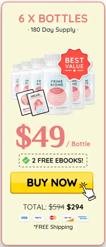 PrimeBiome Gummies 6 Bottle Bundle – Best Value